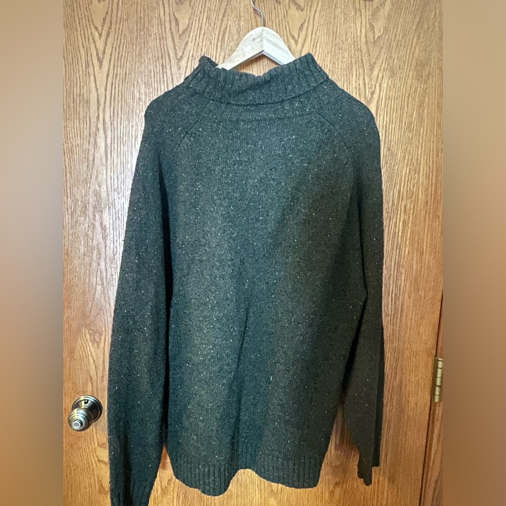 Orvis Men’s Wool/Cashmere Turtleneck Sweater Size L